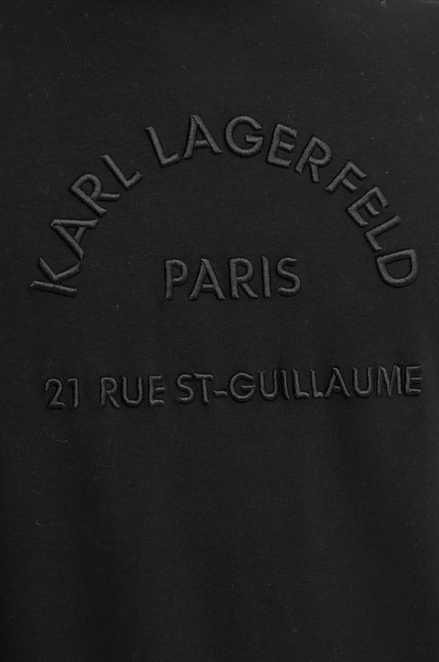 Karl Lagerfeld T-shirt with embroidered logo available at Lestyle Boutique Melbourne