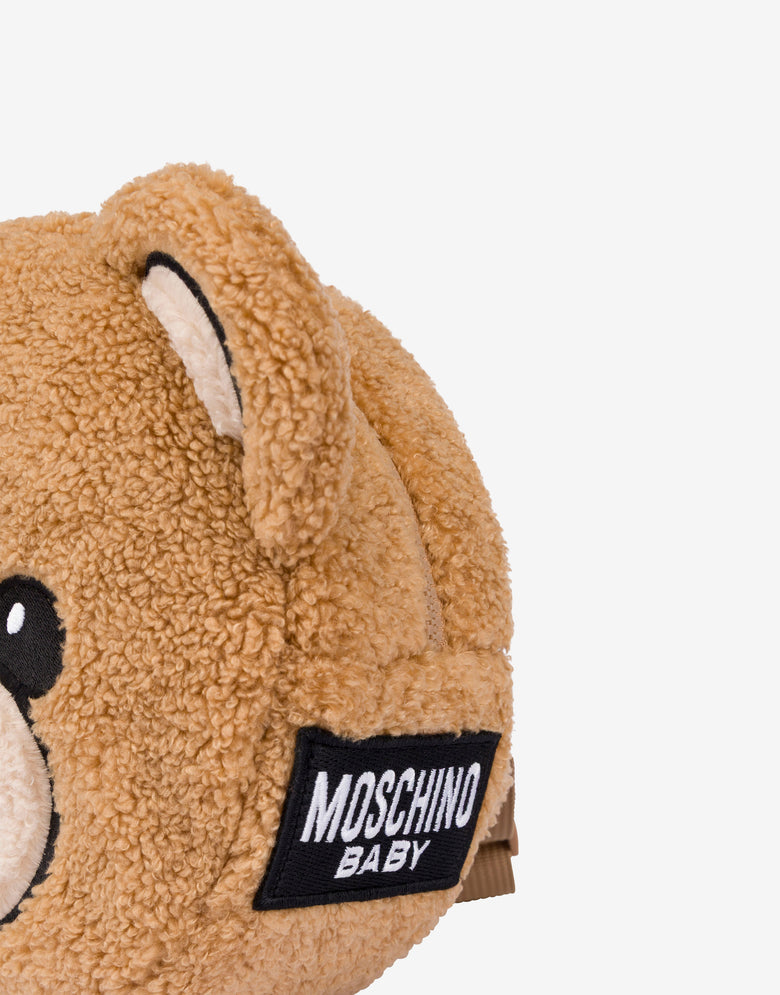 MOSCHINO TEDDY BEAR BACKPACK featuring plush bear design available at Lestyle Boutique Melbourne