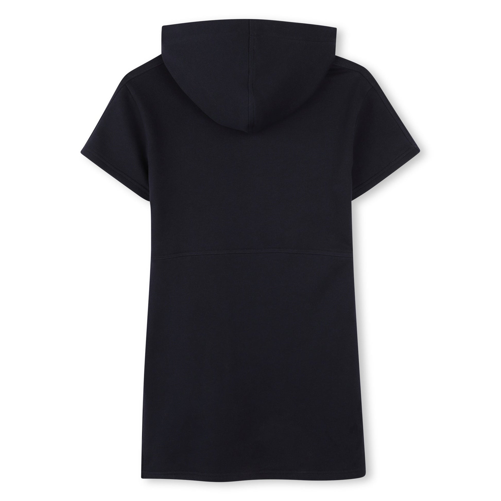 Chloe kids hoodie dress navy with hood and front pocket, available at Lestyle Boutique Melbourne