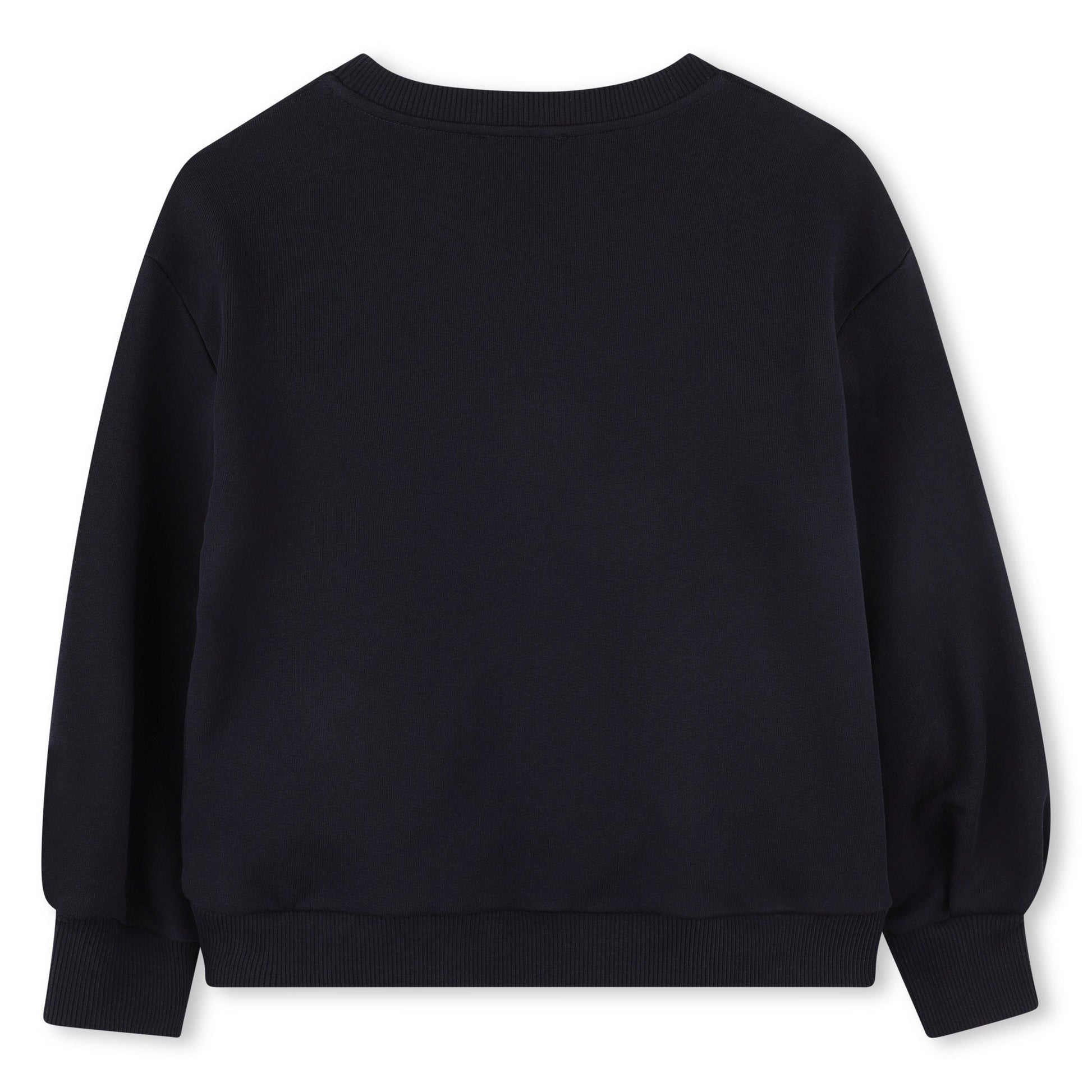 Chloé kids cropped fleece sweatshirt featuring a relaxed fit available at Lestyle Boutique Melbourne