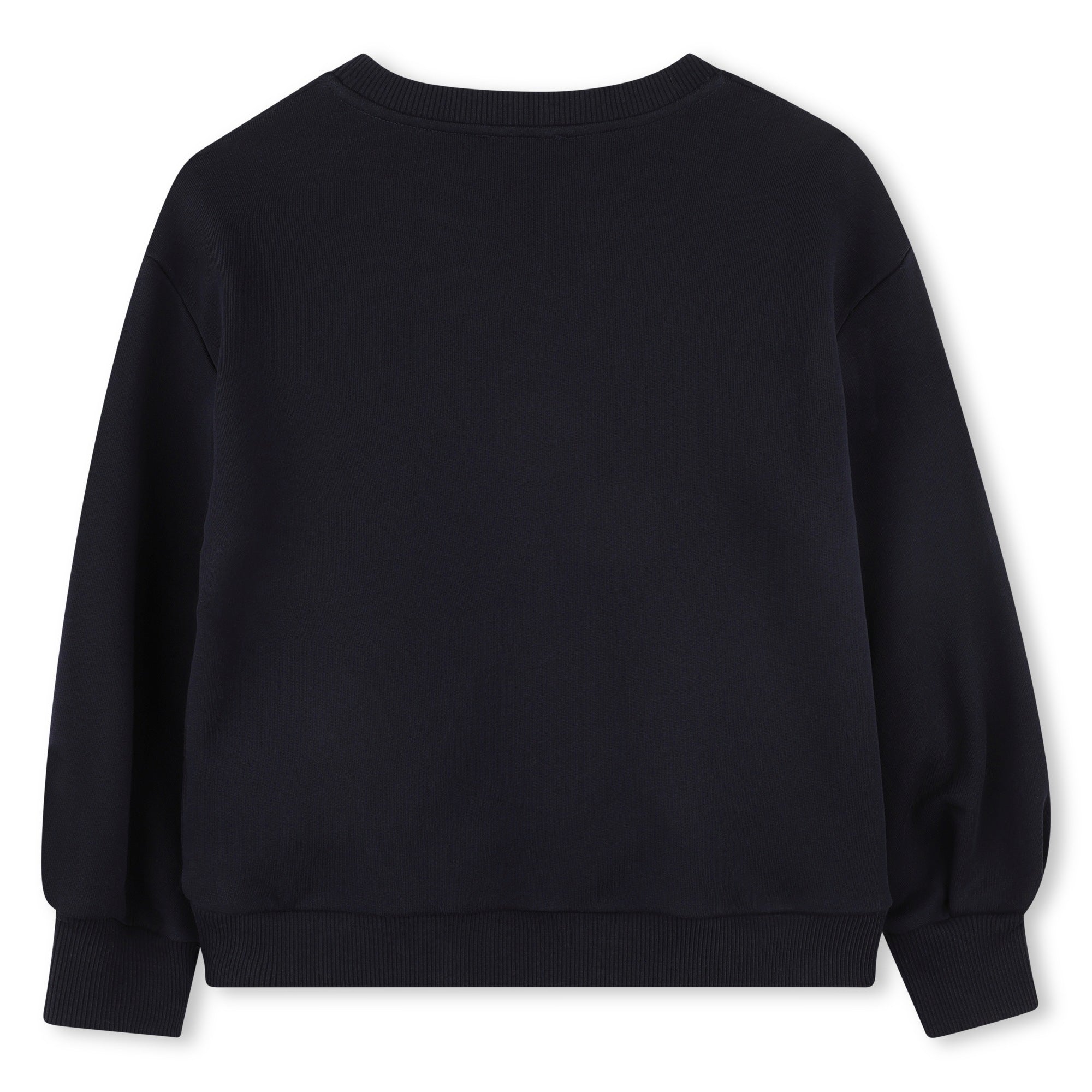 Chloé kids cropped fleece sweatshirt featuring a relaxed fit available at Lestyle Boutique Melbourne