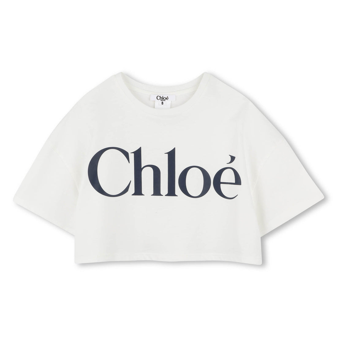 Chloé T-shirt featuring bold logo print available at Lestyle Boutique Melbourne