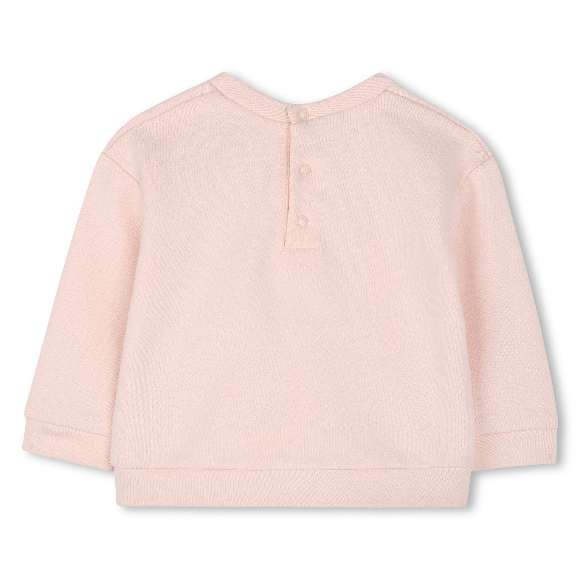 Chloé baby sweatshirt featuring embossed logo available at Lestyle Boutique Melbourne
