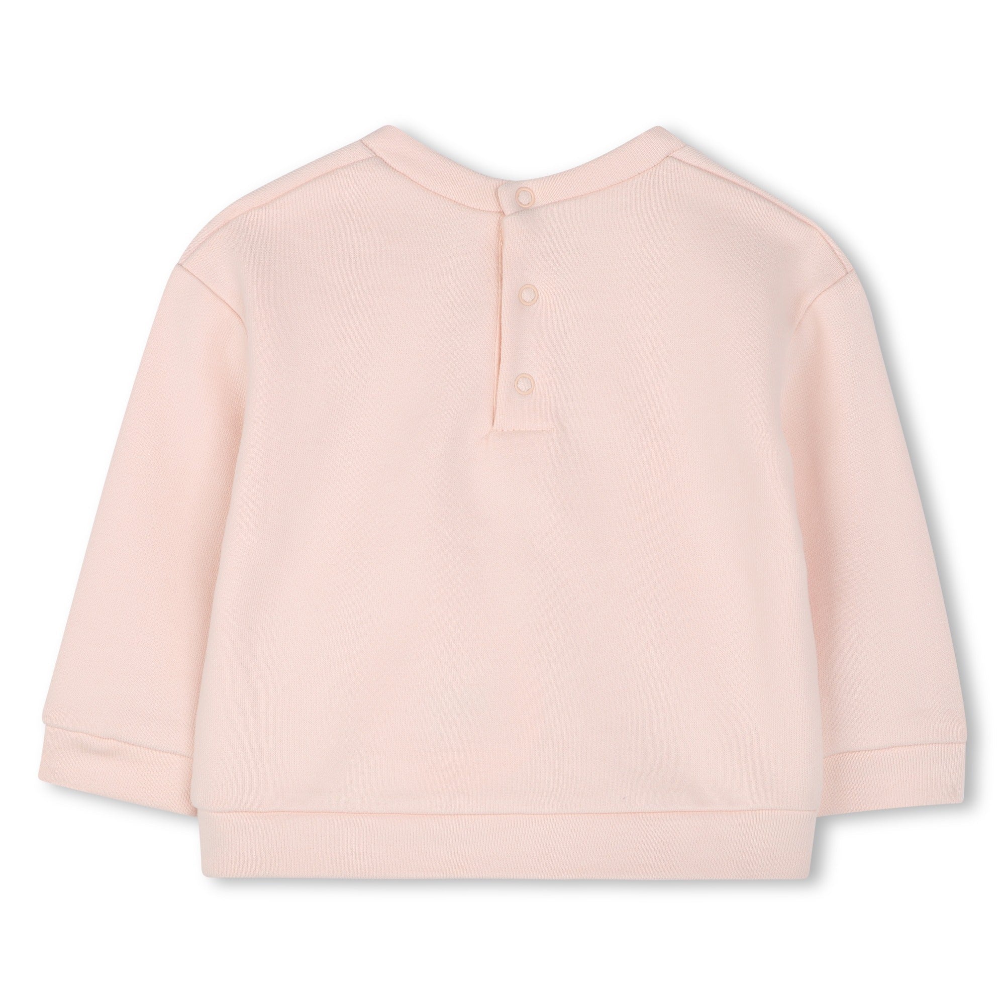 Chloé baby sweatshirt featuring embossed logo available at Lestyle Boutique Melbourne