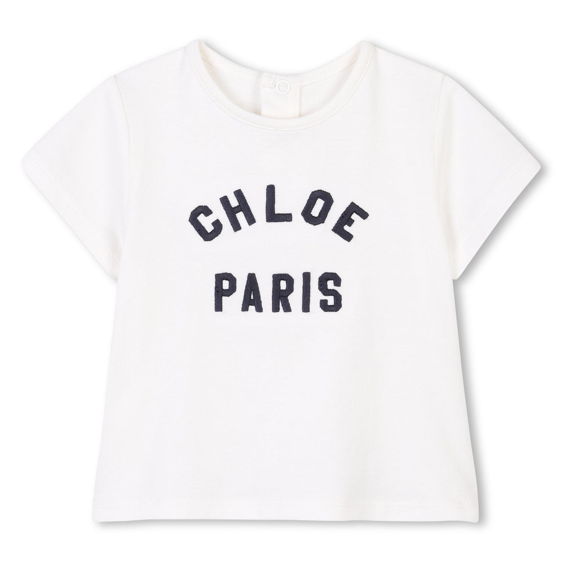 Chloé Kids T-shirt with OFFWHITE key feature available at Lestyle Boutique Melbourne