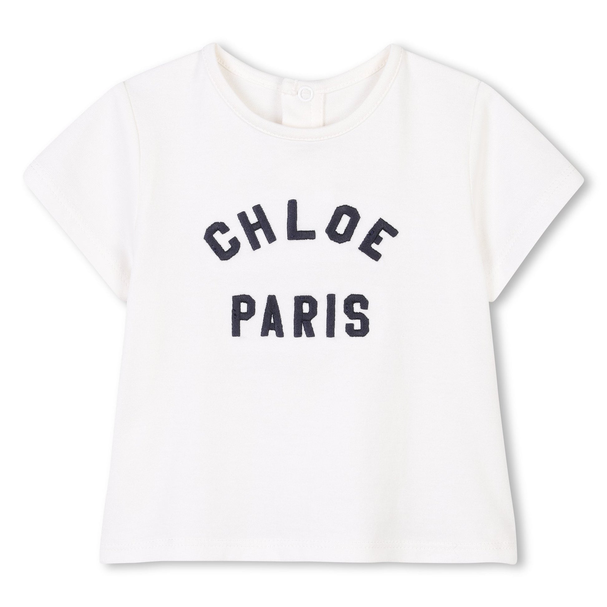 Chloé Kids T-shirt with OFFWHITE key feature available at Lestyle Boutique Melbourne