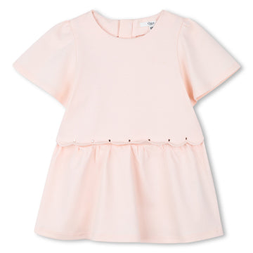 Chloé Kids Dress featuring a soft pink tone available at Lestyle Boutique Melbourne