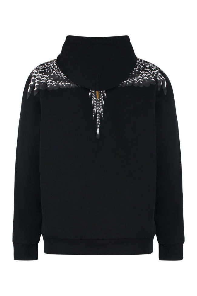 MARCELO BURLON Sweatshirt featuring wing graphic across chest available at Lestyle Boutique Melbourne