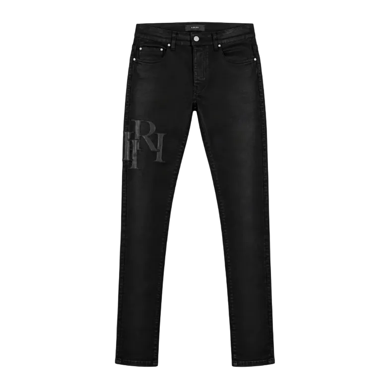 AMIRI jeans featuring black wax finish available at Lestyle Boutique Melbourne