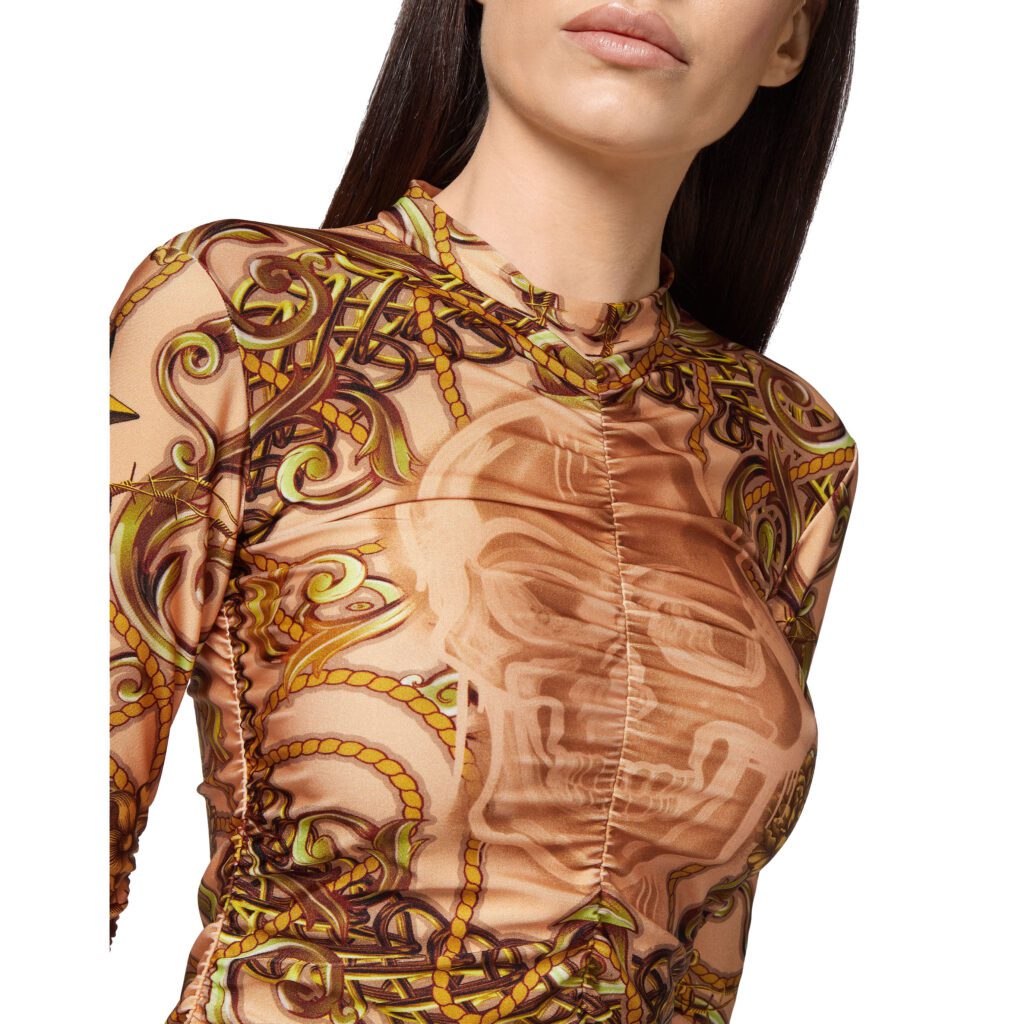 PHILIPP PLEIN DRESS featuring baroque print available at Lestyle Boutique Melbourne