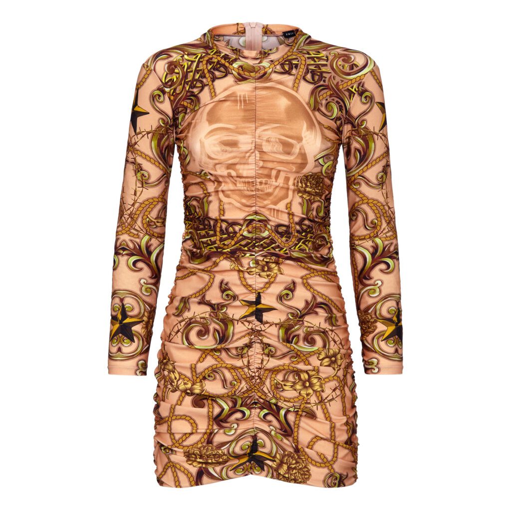PHILIPP PLEIN DRESS featuring baroque print available at Lestyle Boutique Melbourne