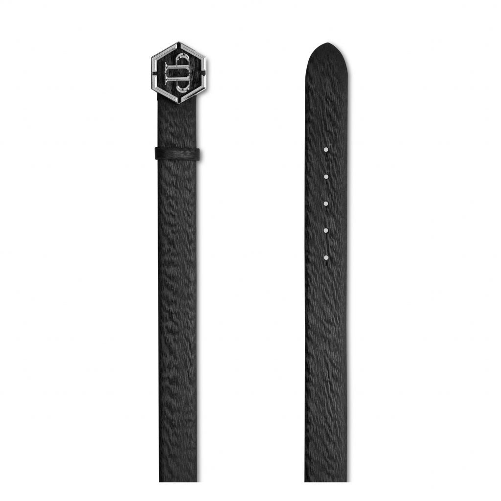 PHILIPP PLEIN BELT with hexagon buckle available at Lestyle Boutique Melbourne