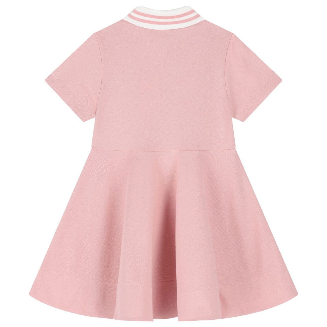 Fendi Kids dress featuring pink polo collar and embroidered chest logo available at Lestyle Boutique Melbourne