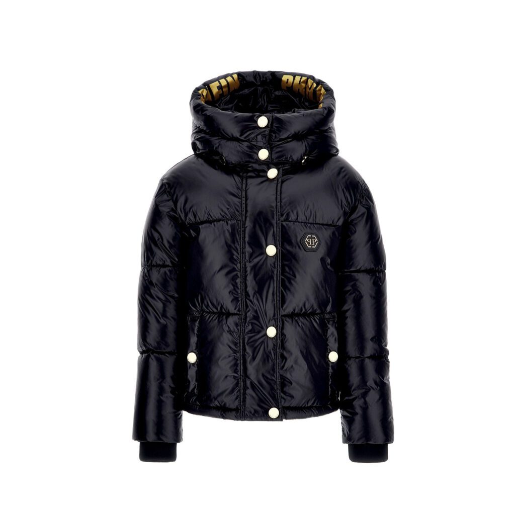 PHILIPP PLEIN KIDS JACKET featuring padded insulation available at Lestyle Boutique Melbourne