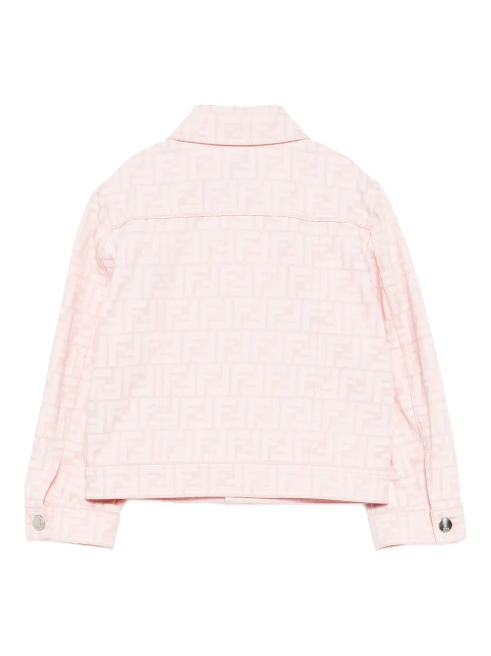 Fendi Kids Denim Jacket featuring all-over FF logo print available at Lestyle Boutique Melbourne
