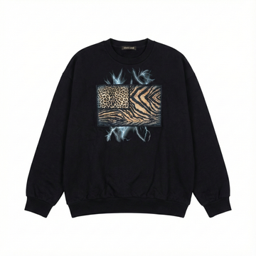 ROBERTO CAVALLI SWEATSHIRT featuring an animal-print patch available at Lestyle Boutique Melbourne