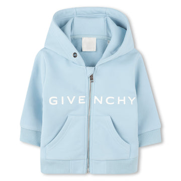 Givenchy zip-up hooded sweatshirt featuring logo available at Lestyle Boutique Melbourne