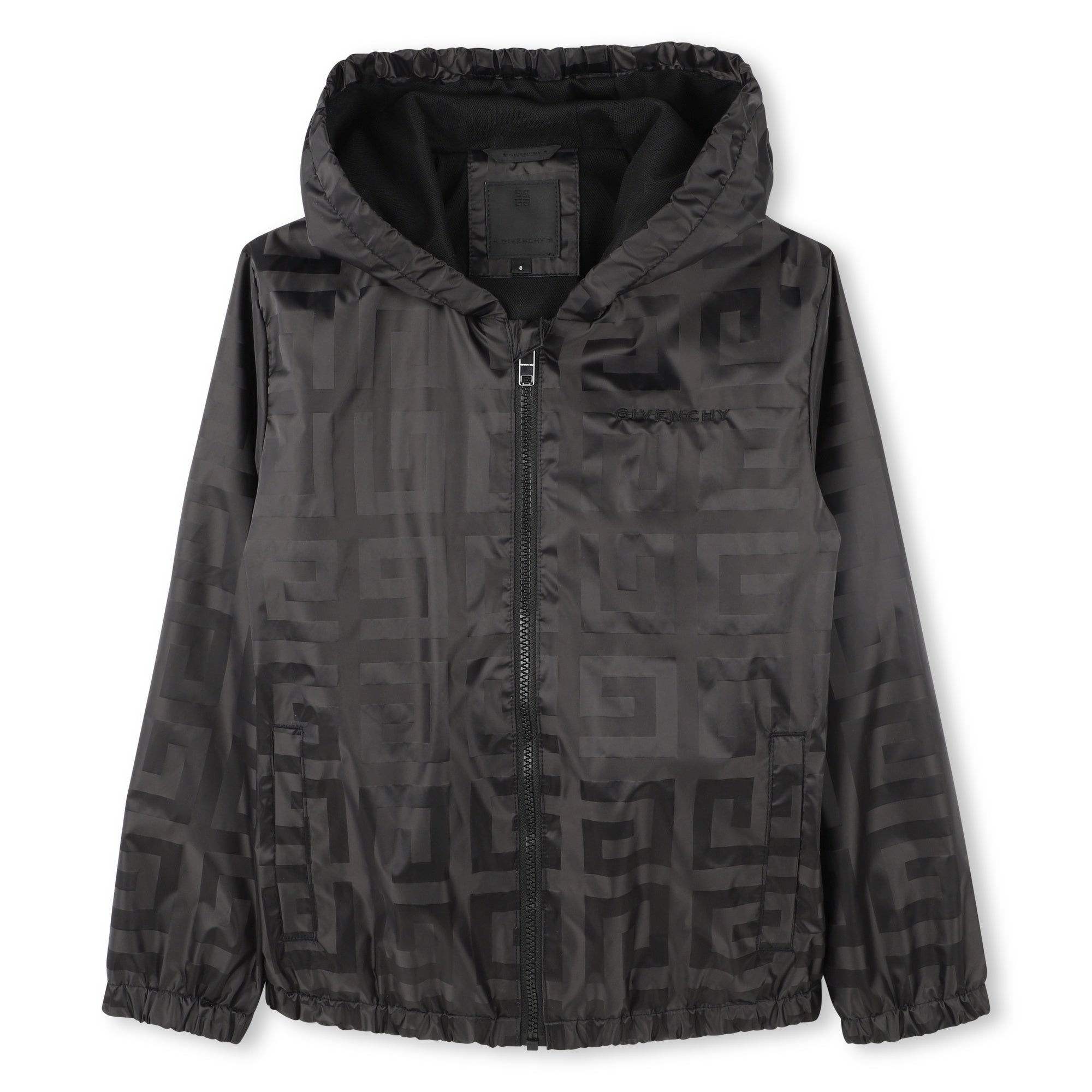 GIVENCHY Hooded windbreaker with zip