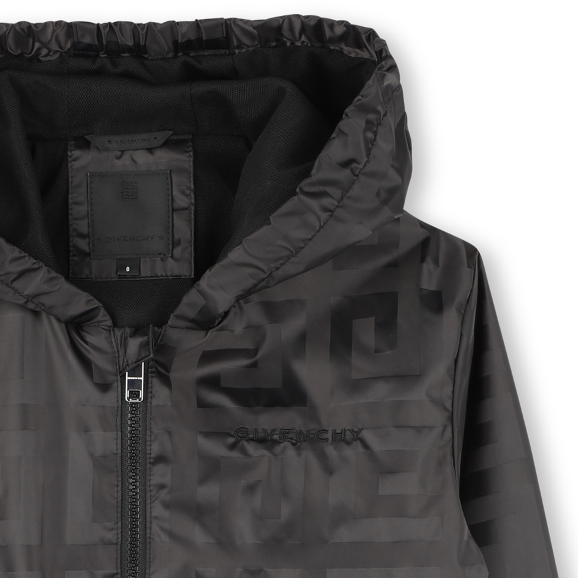 GIVENCHY Hooded windbreaker with zip