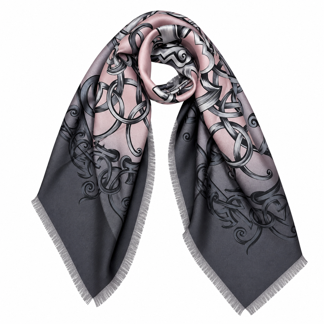VERSACE SILK SCARF 90CM