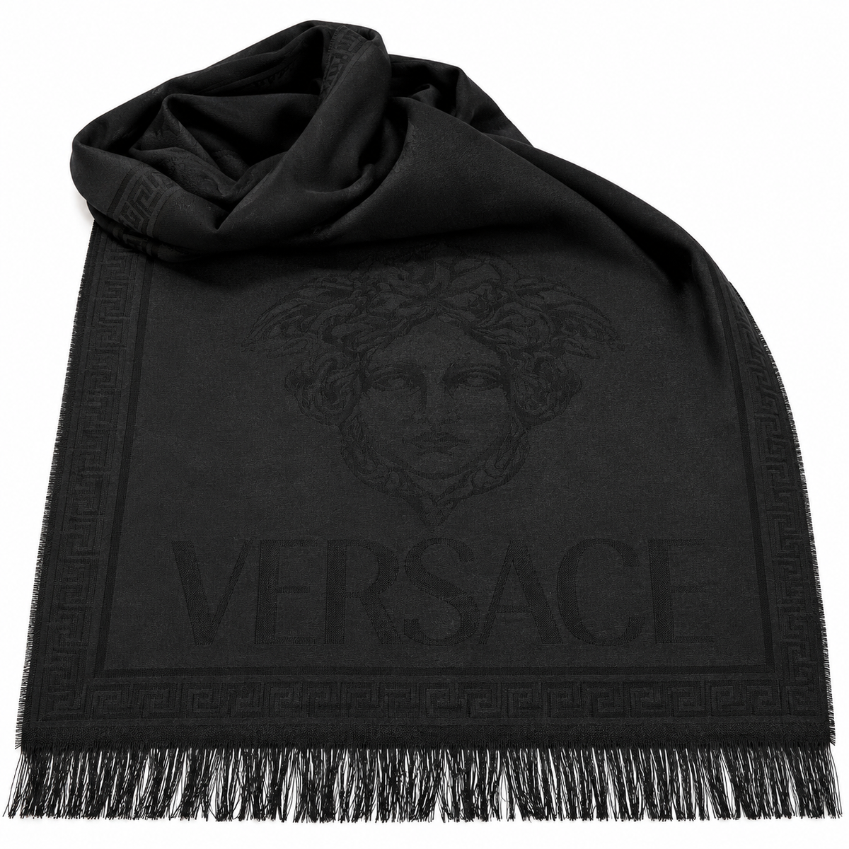 VERSACE scarf featuring Medusa motif available at Lestyle Boutique Melbourne