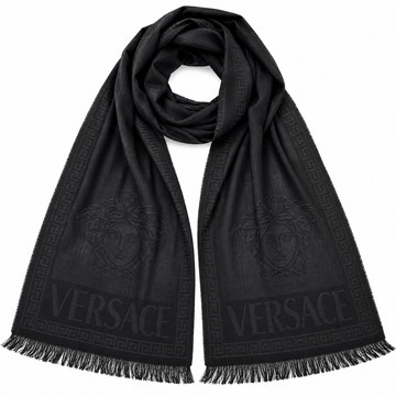 VERSACE scarf featuring Medusa motif available at Lestyle Boutique Melbourne