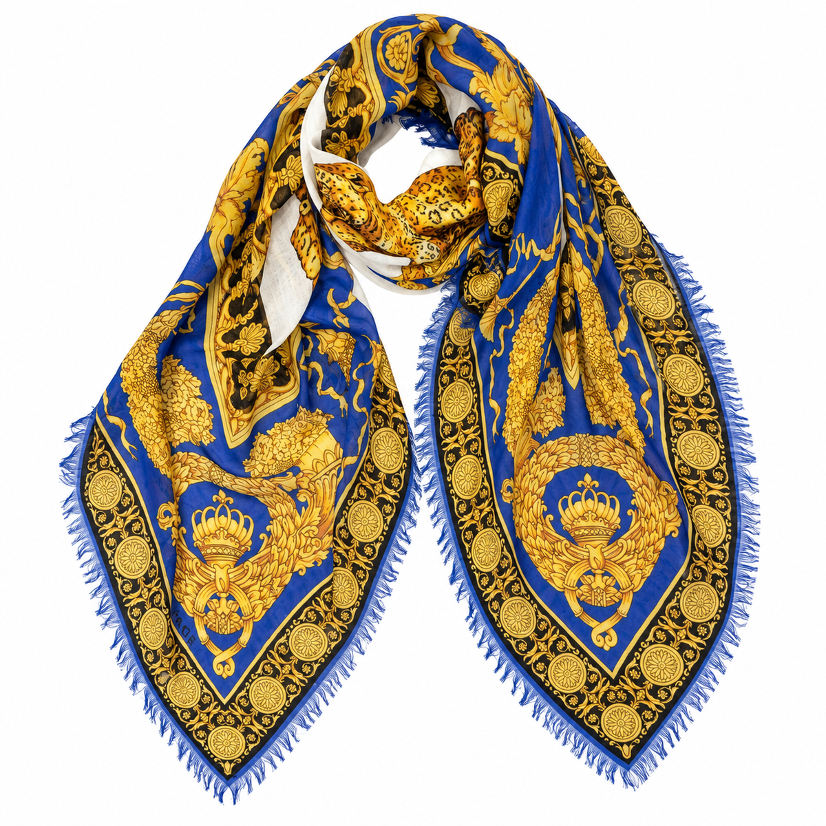 VERSACE SILK SCARF 120x120cm