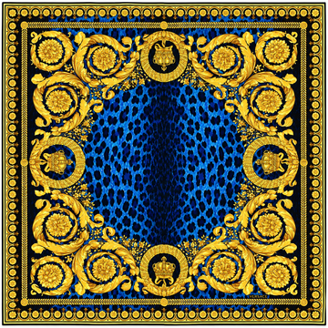 VERSACE SILK SCARF