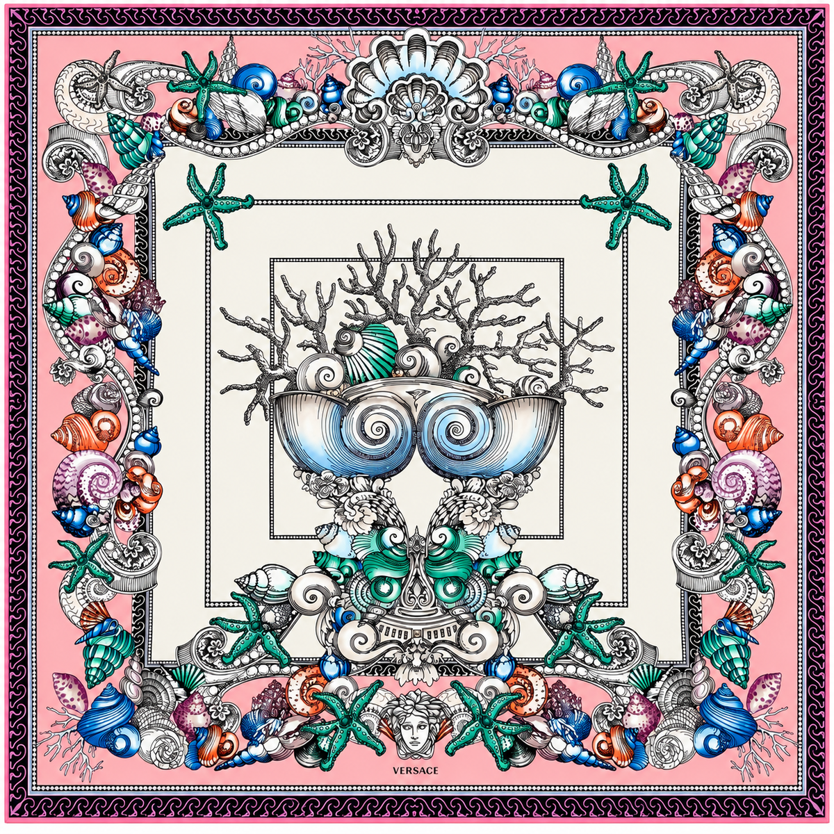 VERSACE SILK SCARF