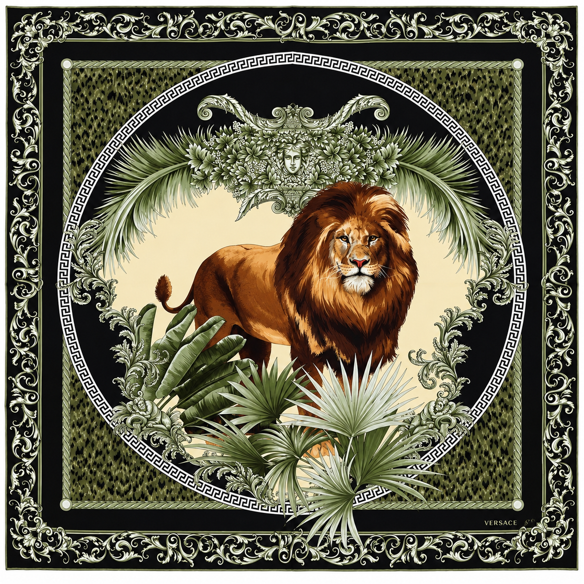 VERSACE SILK SCARF