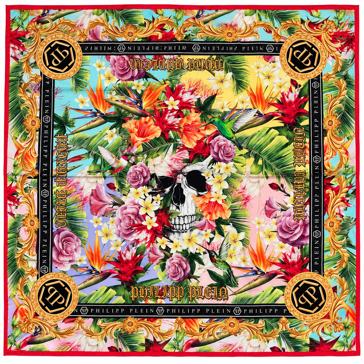PHILIPP PLEIN SILK SHAWL