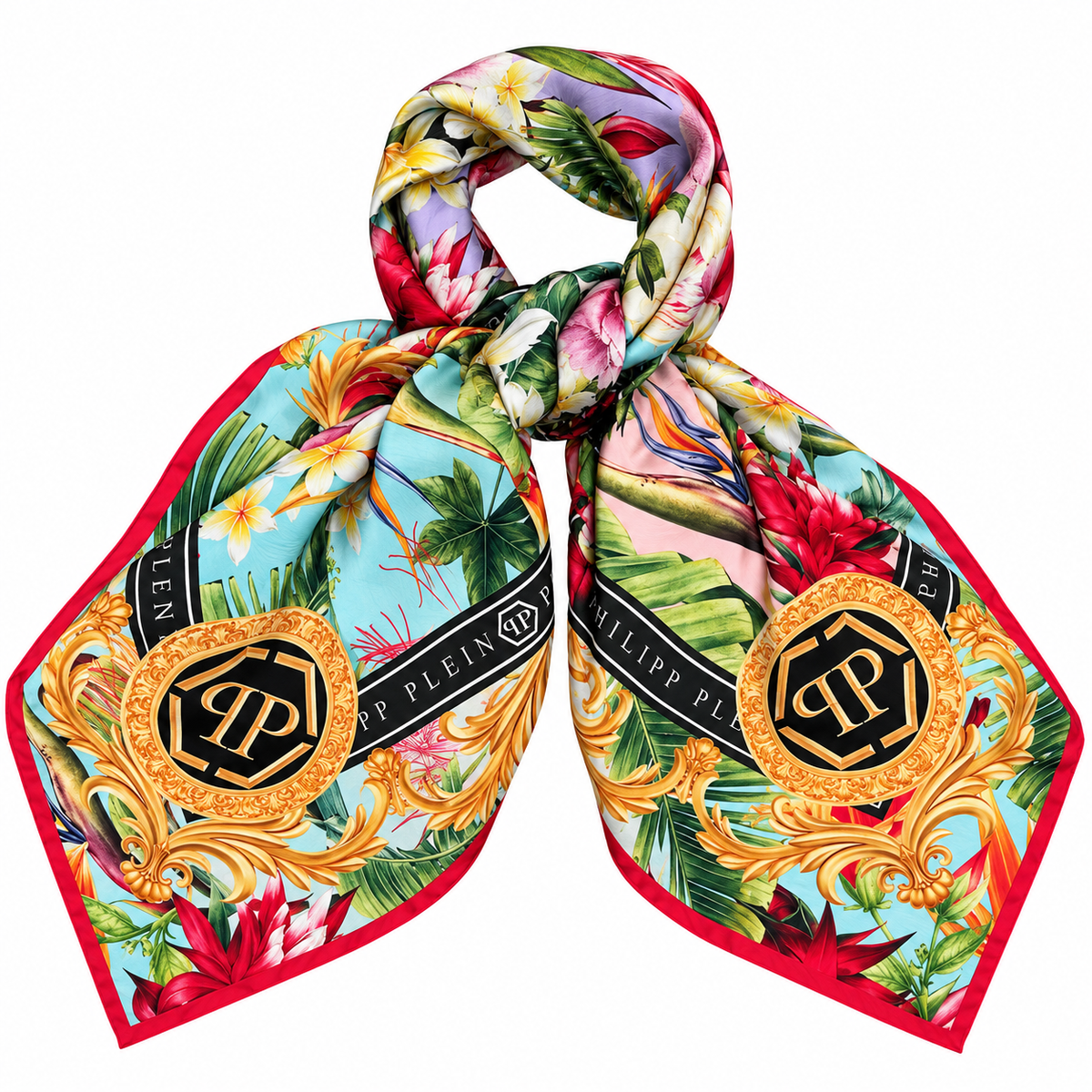 PHILIPP PLEIN SILK SHAWL