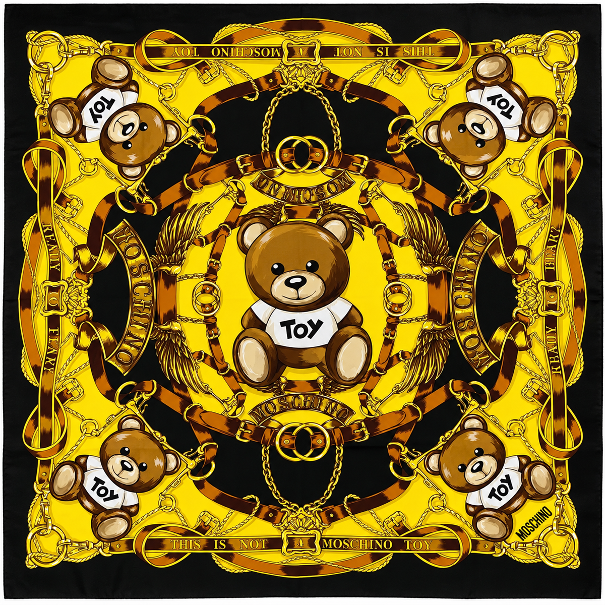 MOSCHINO SILK SCARF