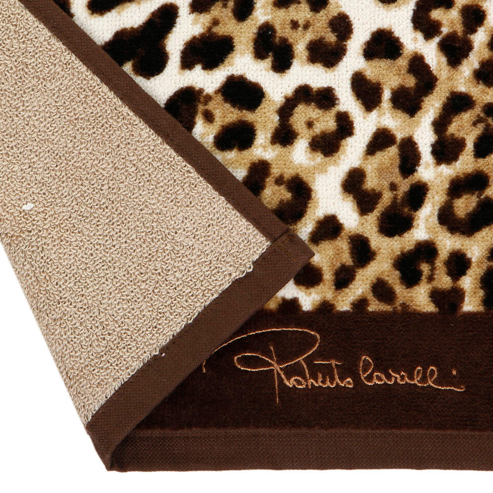 Roberto Cavalli Towel Set featuring leopard print available at Lestyle Boutique Melbourne