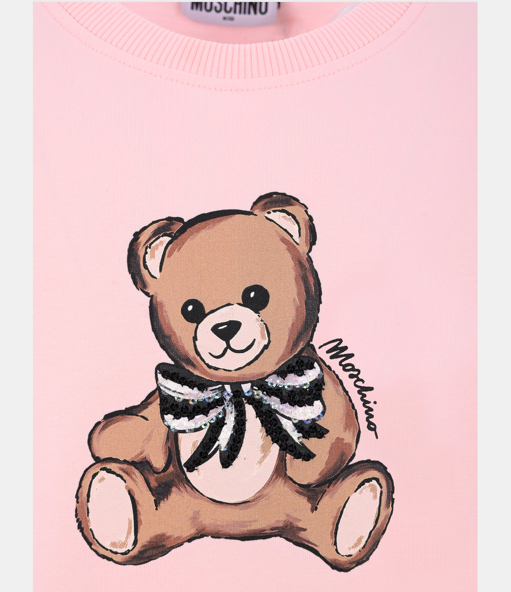 MOSCHINO DRESS featuring teddy bear embroidery available at Lestyle Boutique Melbourne