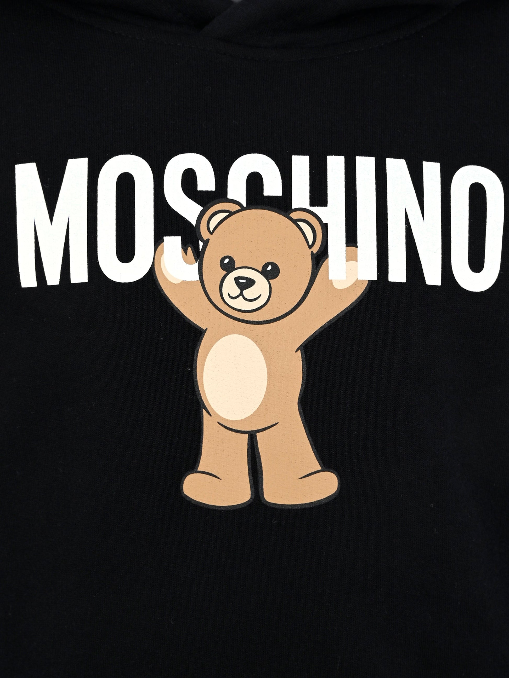MOSCHINO KIDS HOODIE featuring Teddy Bear print available at Lestyle Boutique Melbourne