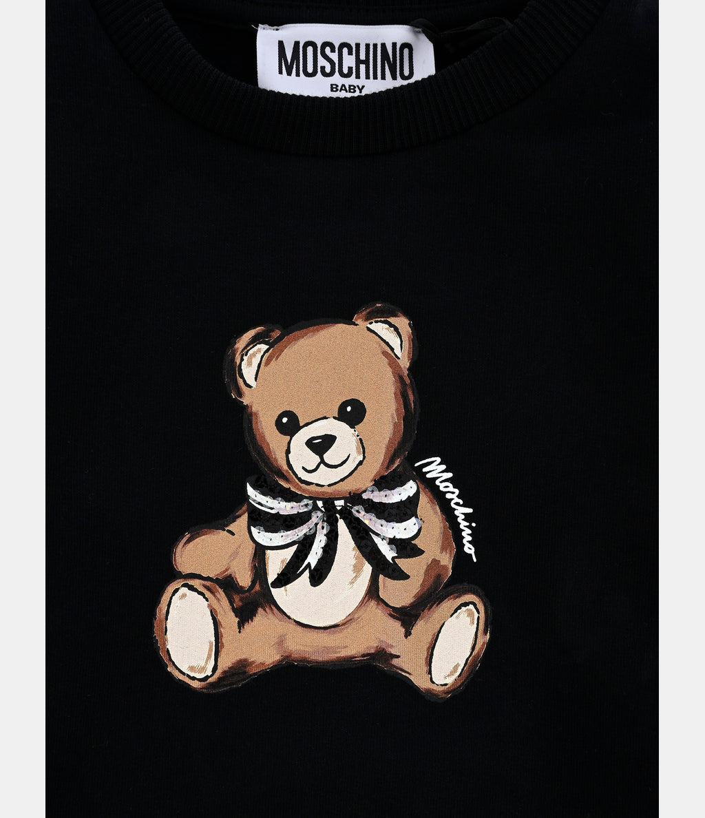 MOSCHINO KIDS SWEATSHIRT featuring Teddy Bear graphic available at Lestyle Boutique Melbourne