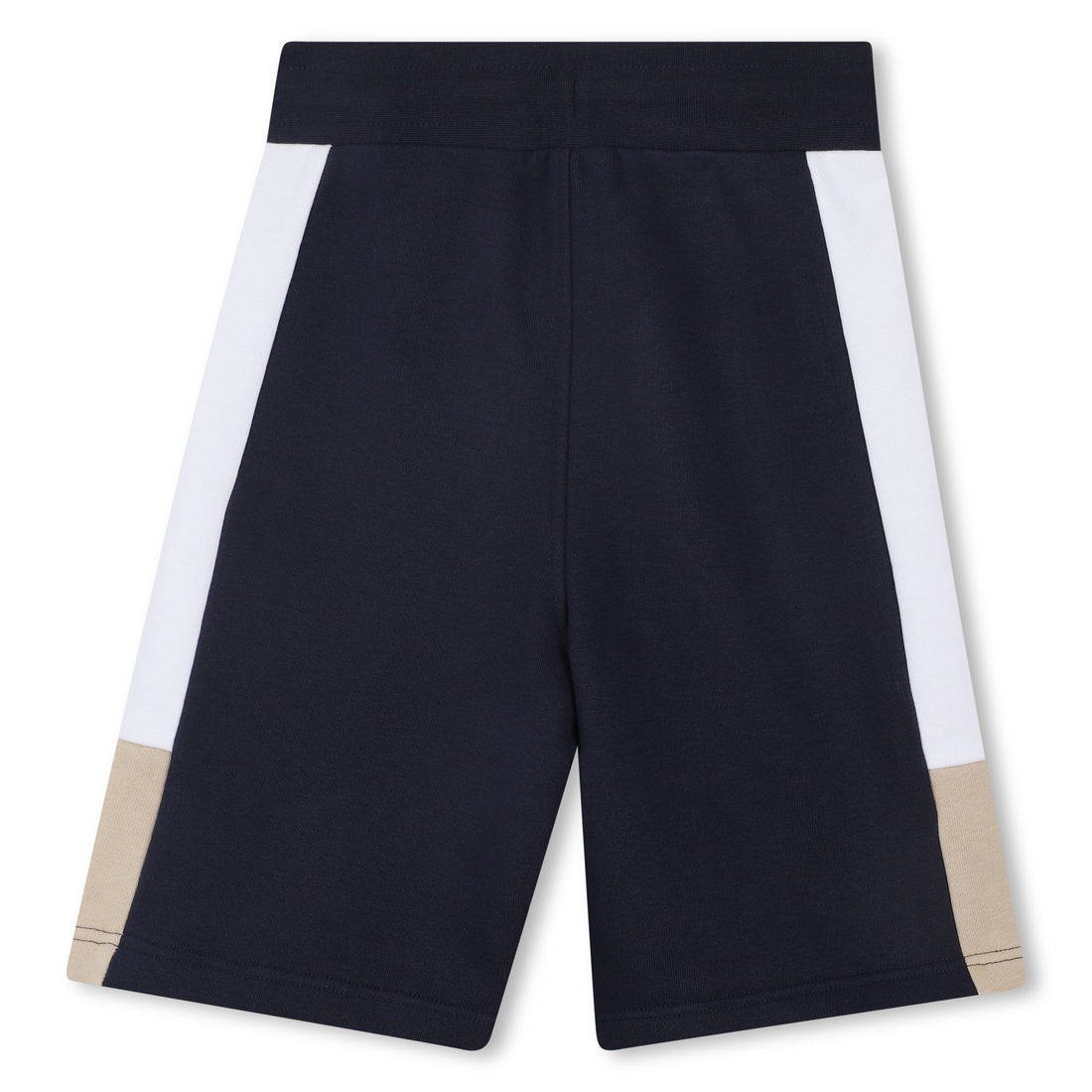 BOSS KIDSWEAR logo-print shorts in navy blue available at Lestyle Boutique Melbourne