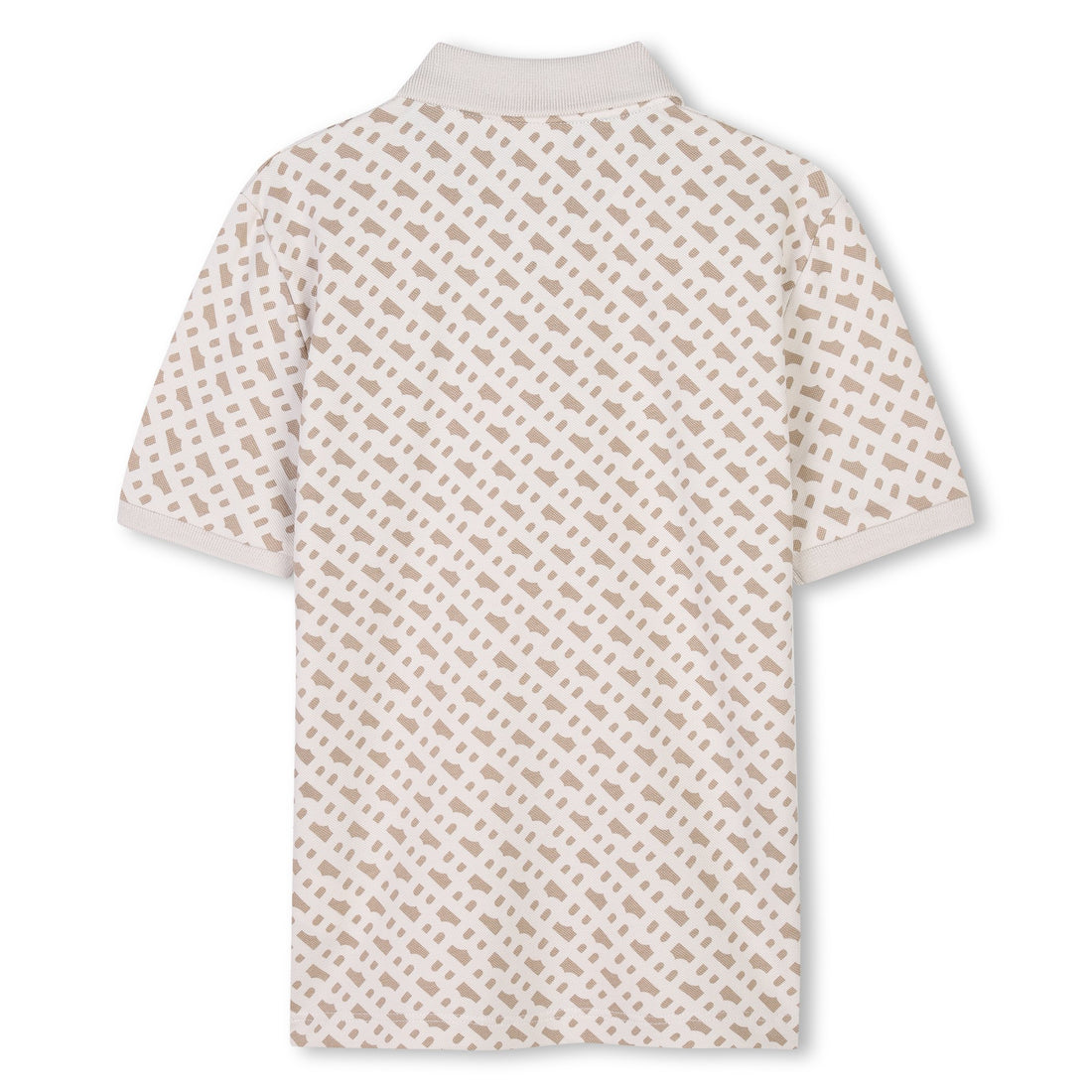 BOSS Printed straight polo shirt