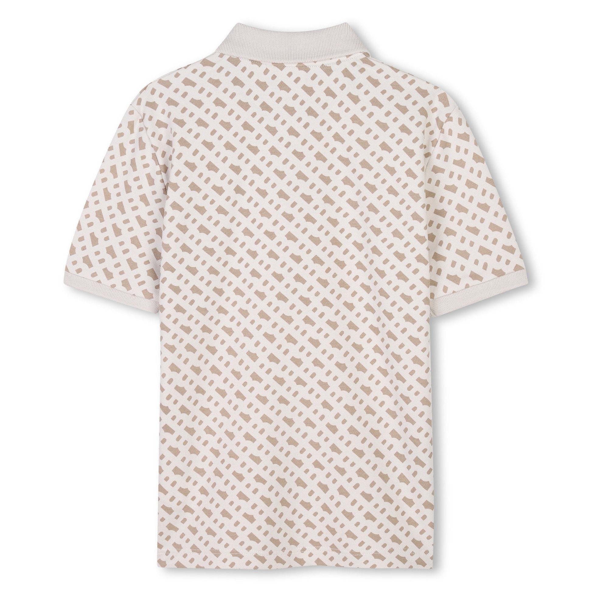 BOSS KIDSWEAR polo shirt featuring monogram print available at Lestyle Boutique Melbourne