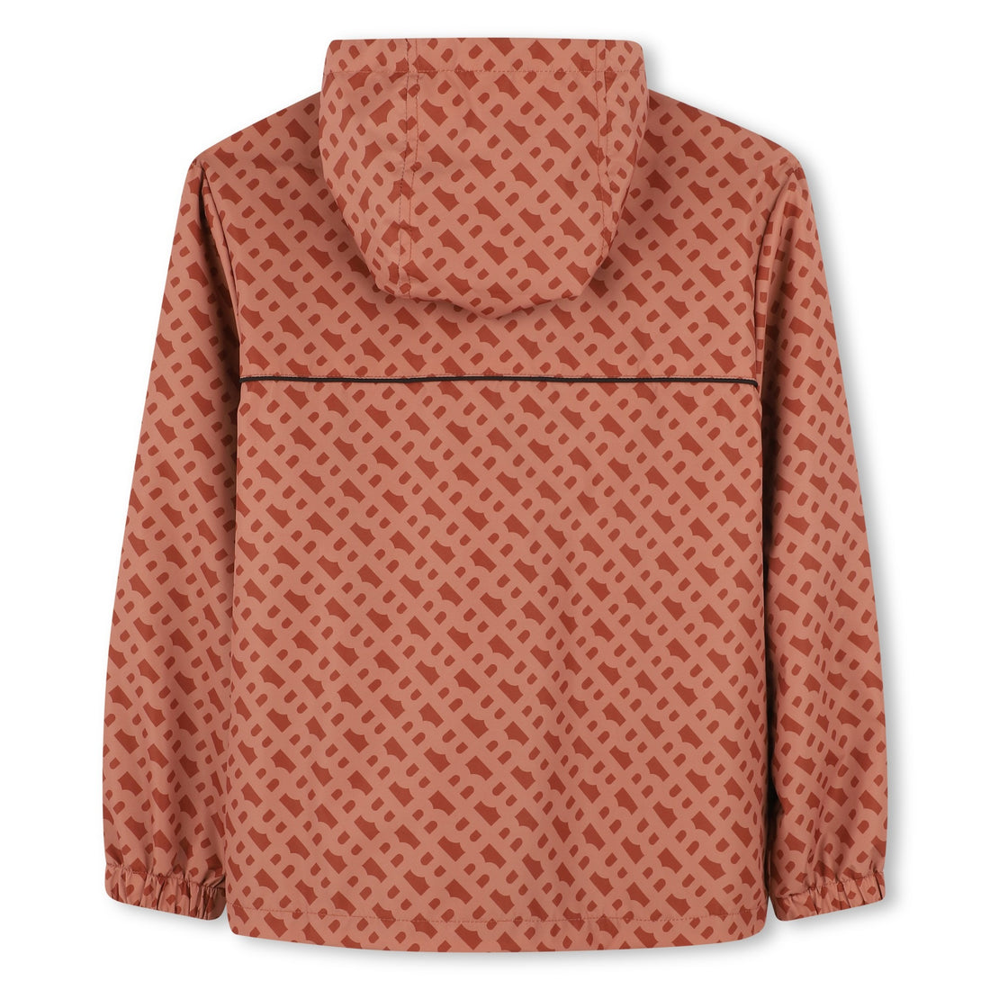 BOSS Hooded printed windbreaker
