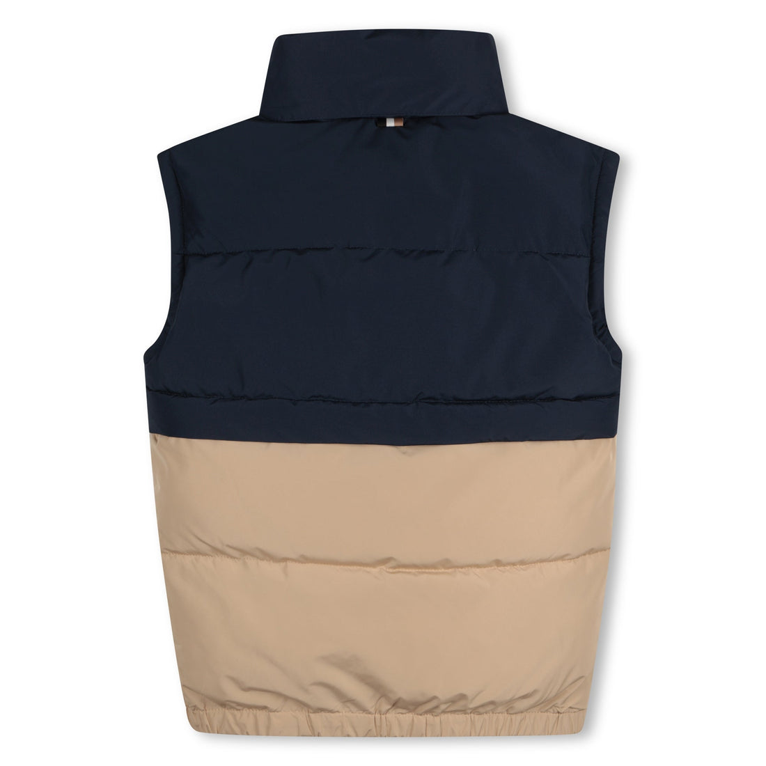 BOSS KIDS SLEEVELESS PUFFER JACKET featuring zip fastening available at Lestyle Boutique Melbourne