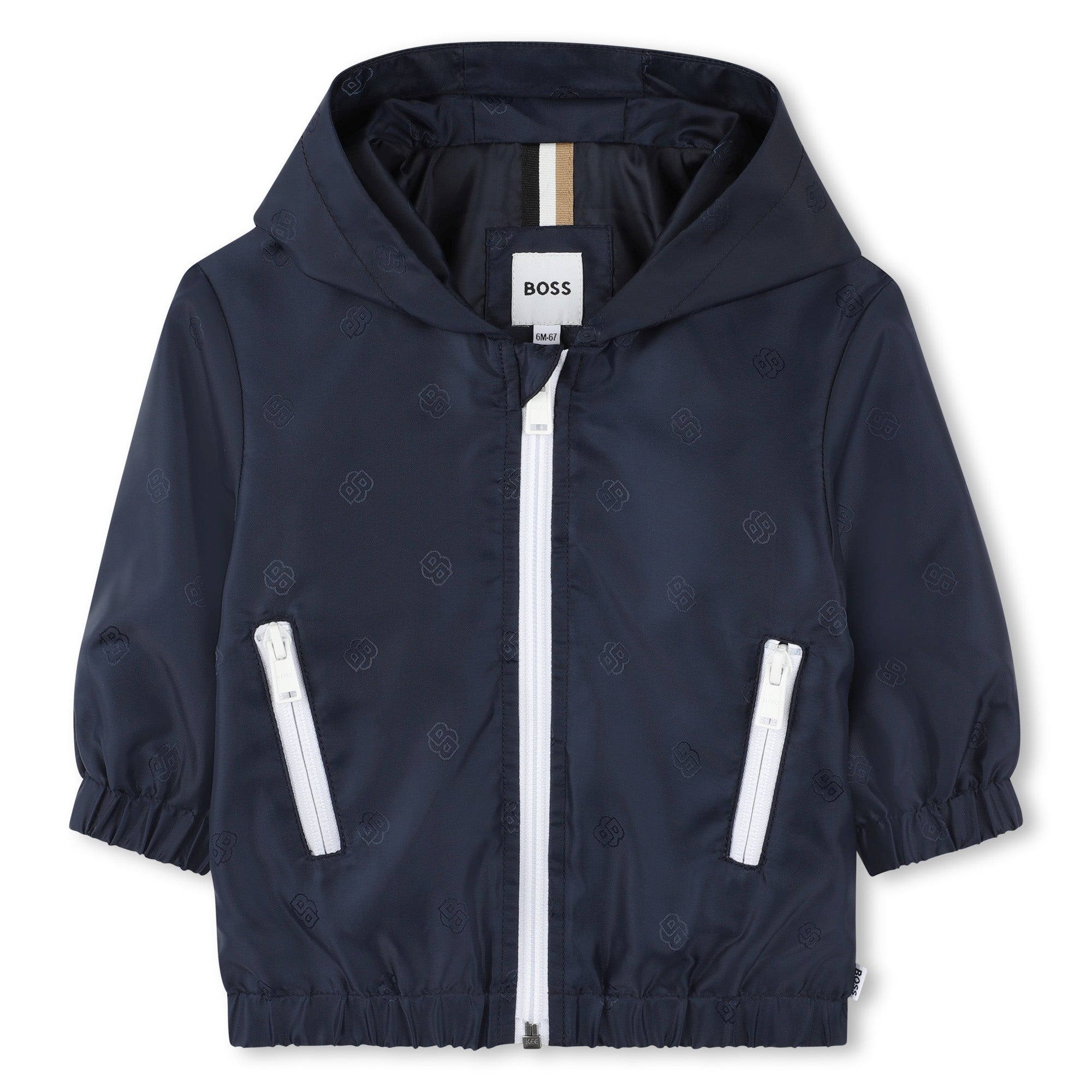 BOSS Hooded windbreaker