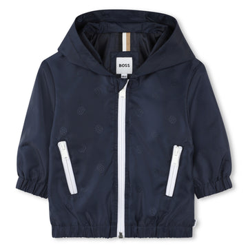 BOSS Hooded windbreaker