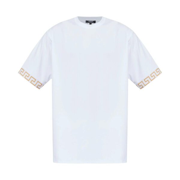 Versace T-SHIRT featuring Greca motif on sleeves available at Lestyle Boutique Melbourne