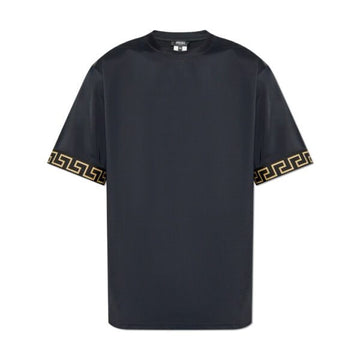 VERSACE T-SHIRT featuring black Greca motif sleeves available at Lestyle Boutique Melbourne