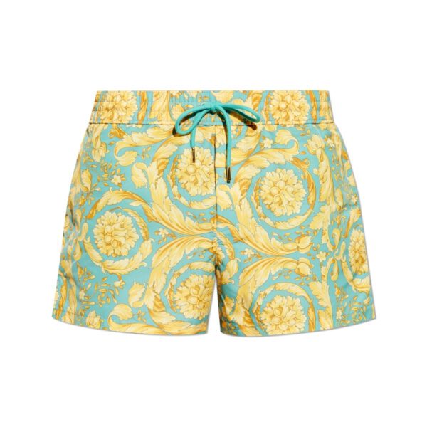 VERSACE SHORTS featuring Medusa Biggie Print Silk available at Lestyle Boutique Melbourne