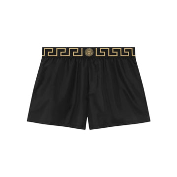 Versace Greca Border Swim Shorts featuring a stylish design and high-quality materials. Available at Lestyle Boutique Melbourne