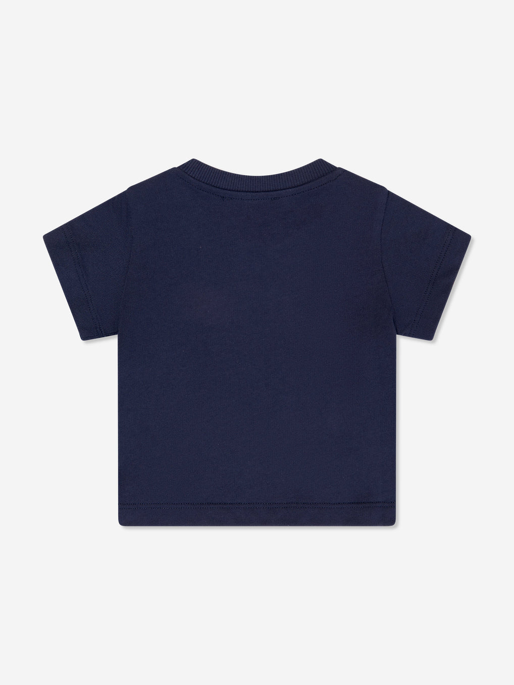 Moschino Baby Teddy Bear Logo T-Shirt featuring teddy bear graphic in navy, available at Lestyle Boutique Melbourne