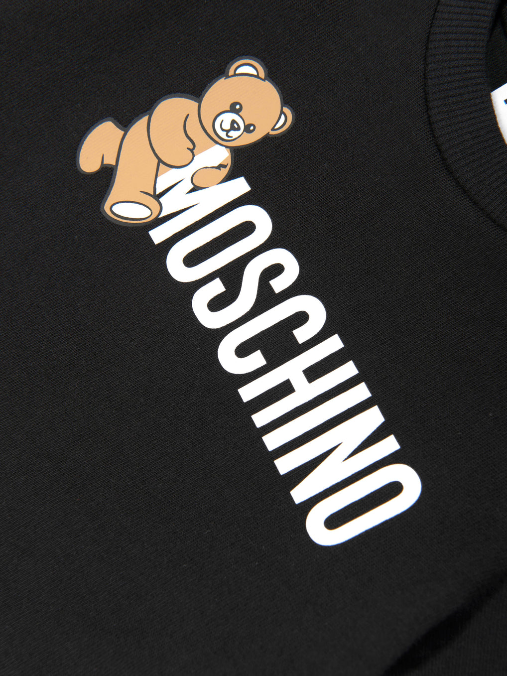 [MOSCHINO] KIDS Baby Teddy Bear Logo T-Shirt featuring Teddy Bear Logo available at Lestyle Boutique Melbourne